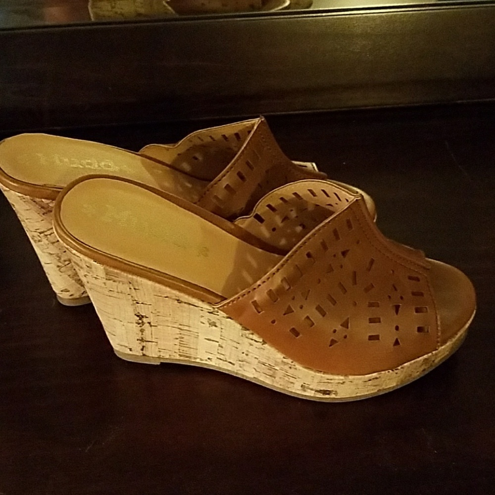 Tan sandals